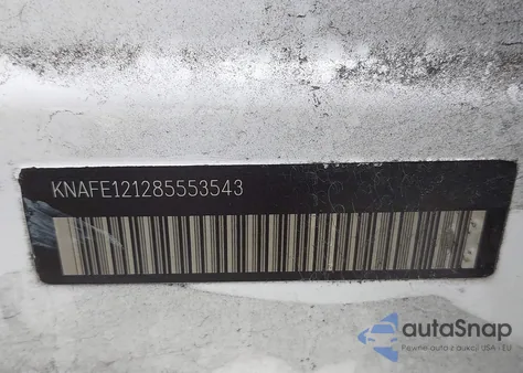 2008 Kia Spectra Ex from USA, damaged, VIN KNAFE121285553543